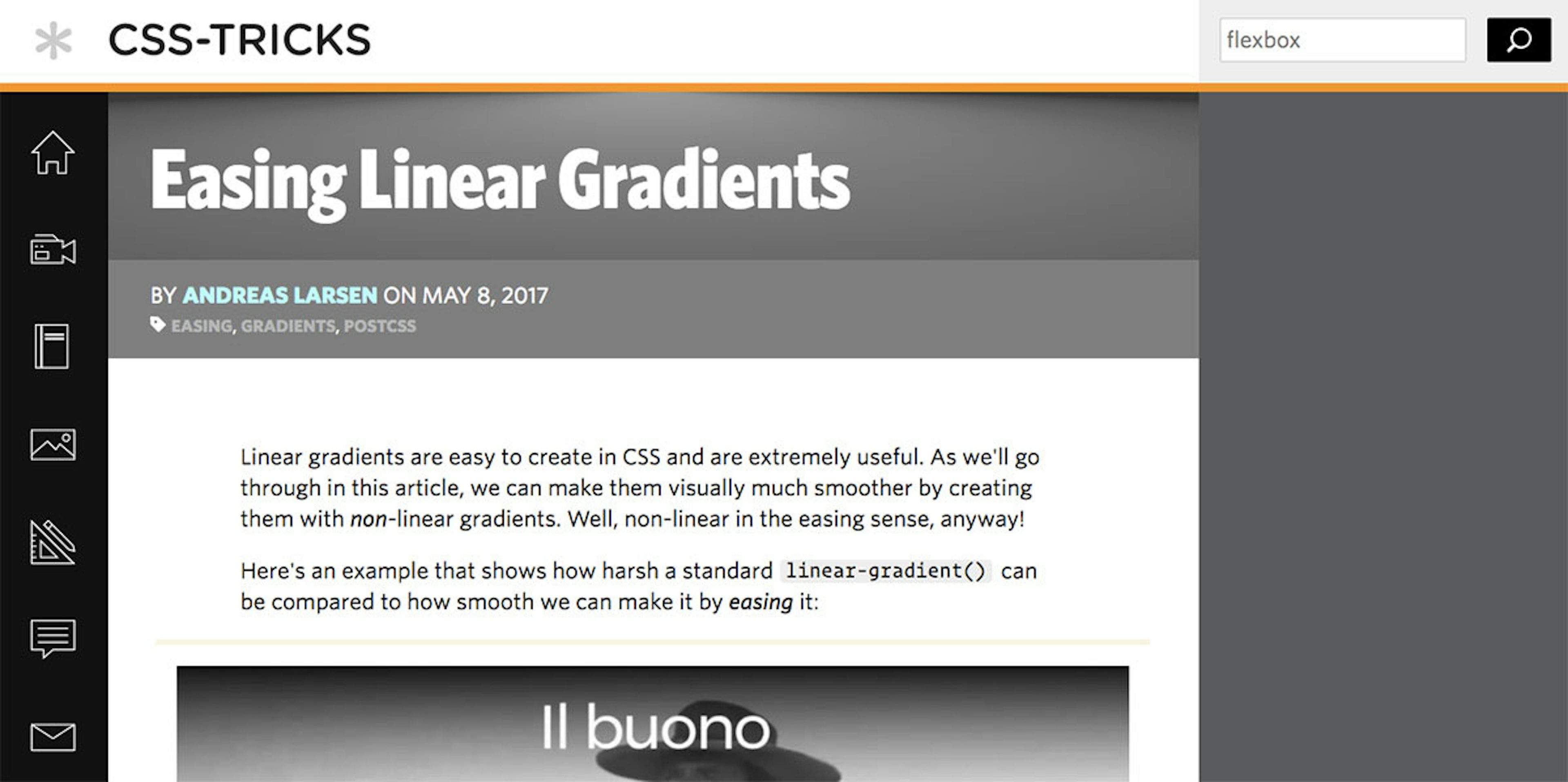 Easing Linear Gradients