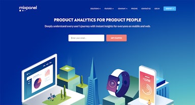 Mixpanel Homepage